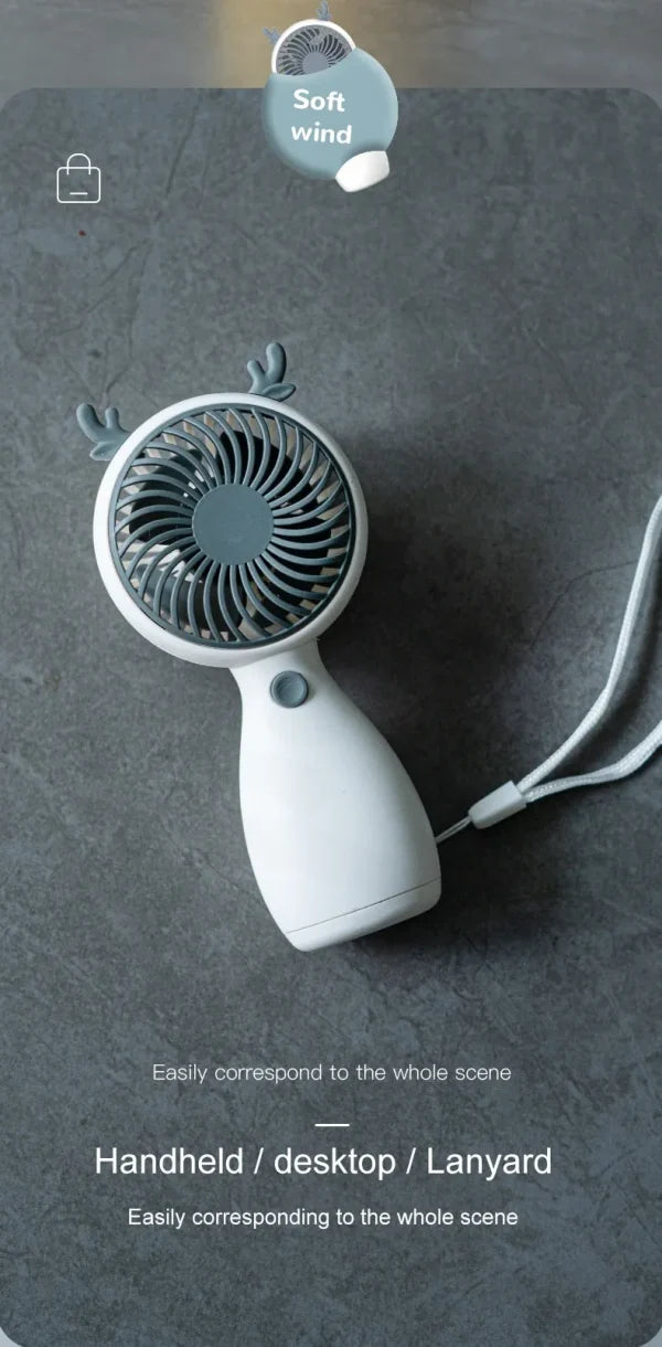 Small Handheld Student Fan