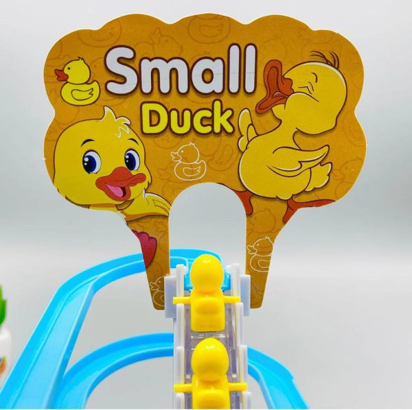 Smart Duck Ladder Climbing Race Set | Duck Climb Stairs Toy Race Track Slide